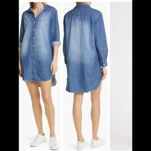 Frank and Eileen Distressed Denim Mary Dress